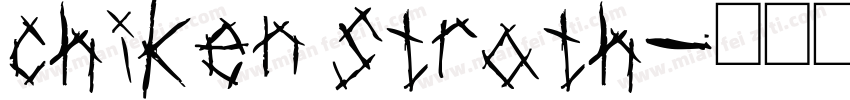 chiken strath字体转换